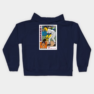 Homer at the Bat DON MATTINGLY Simpsons Parody YANKEES Baseball Card Kids Hoodie